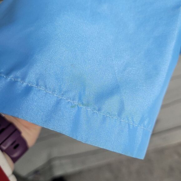 Vintage Nike blue yellow 70s-80's pull on wind pants athletic size large - Picture 9 of 10